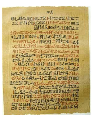 Станица папируса Эберса